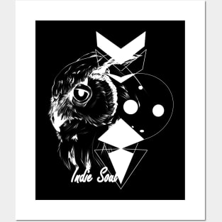 Indie Soul White Posters and Art